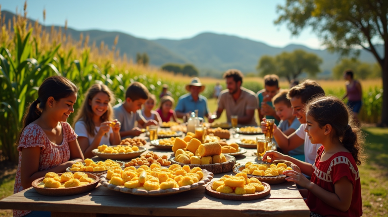 Festa do Milho no Interior de Minas Gerais: Uma Celebração Rural Tradicional