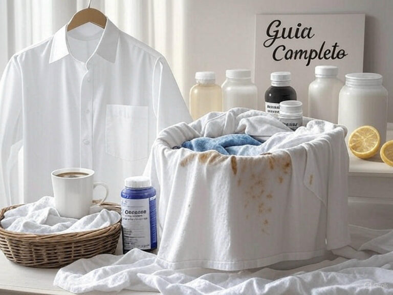 como tirar mancha de roupa branca